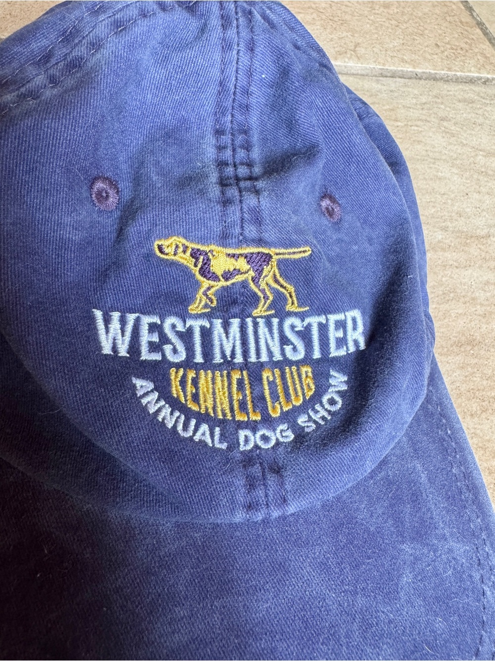 Westminster Kennel Club Purple Embroidered Baseball Cap